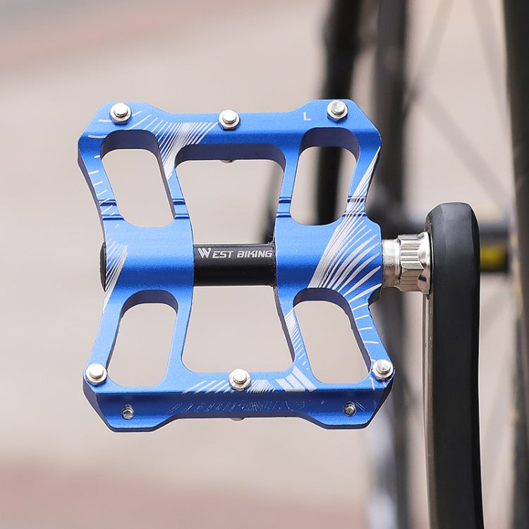 Frendorf | WEST BIKING YP0802080 Fahrrad Aluminiumlegierung Pedal Fahrfußpedal Fahrrad Zubehör (Blau)
