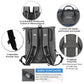 Frendorf | WEST BIKING YP0707259 Fahrrad Fahrregal Taschen Kamel Tasche Multifunktional Mountainbike Computer Rucksack (Grau)