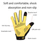Frendorf | WEST BIKING YP0211209 Fahrradhandschuhe Stoßdämpfer Anti-Rutsch Touchscreen-Handschuh, Größe: M(Gelb Schwarz)