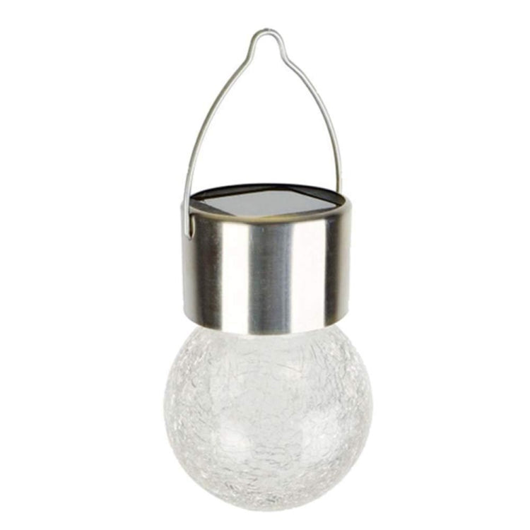 12 PCS Knackball Solar-Kronleuchter Außen Garten Innenhof Ferien Dekorationslicht mit Clip (Warmweißes Licht)