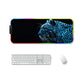 Frendorf | 300x800x4mm F-01 Gummi Thermotransfer RGB Leuchtende Rutschfeste Mauspad (Ice Lend)