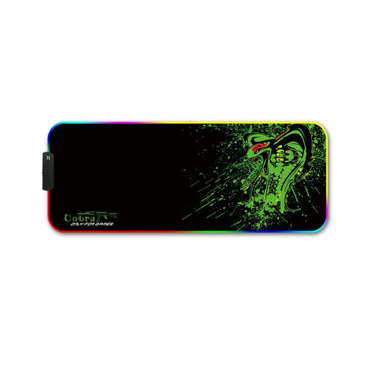 Frendorf | 300x800x4mm F-01 Gummi Thermischer Transfer RGB Leuchtender Rutschfester Mauspad (Brontosaurus)