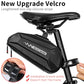 Frendorf | 1.8L West Biking Cycling Tail Bag Fahrrad Hartschalen Tasche Schnellverschluss Halterung Tasche Silikon Rutschfest Große Kapazität Tail Bag (Schwarz)