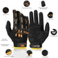 Frendorf | WEST BIKING YP0211208 Fahrhandschuhe Motorrad Fahrrad Langfinger Rutschfeste Touchscreen-Handschuhe, Größe: L (Schwarz Orange)