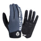 Frendorf | WEST BIKING YP0211214 Langfinger Stoßdämpfung Rutschfeste Touchscreen-Handschuhe Fahrradsporthandschuhe, Größe: L(Grau)