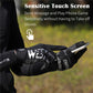Frendorf | WEST BIKING YP0211214 Langfinger Shockabsorption Rutschfeste Touchscreen-Handschuhe Radsporthandschuhe, Größe: XL(Grau)