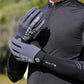 Frendorf | WEST BIKING YP0211214 Langfinger Shockabsorption Rutschfeste Touchscreen-Handschuhe Radsporthandschuhe, Größe: XL(Grau)