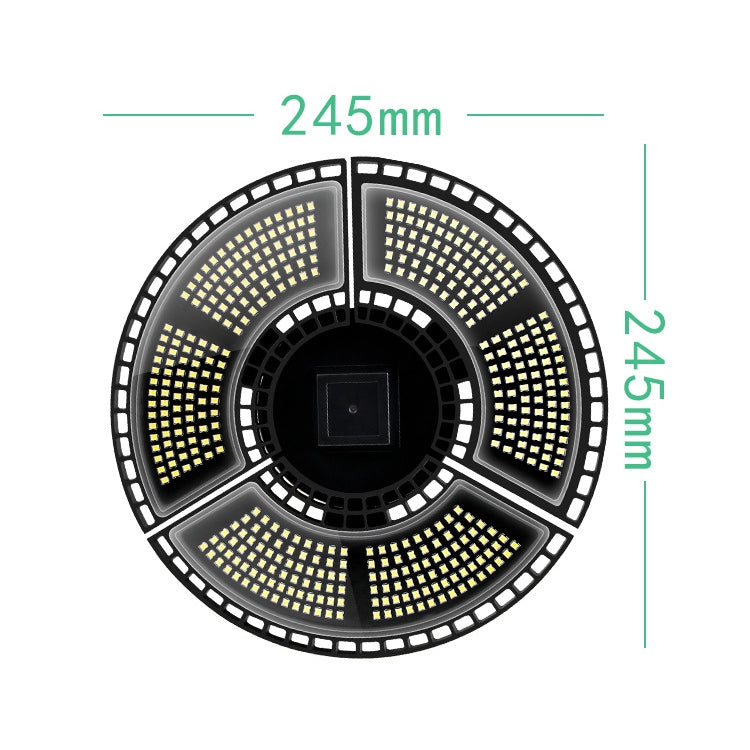 LED Pflanzenlicht Vollspektrum Natürliches Weißlicht Wasserdicht Faltbares Fülllicht, Leistung: E27 432 Perlen