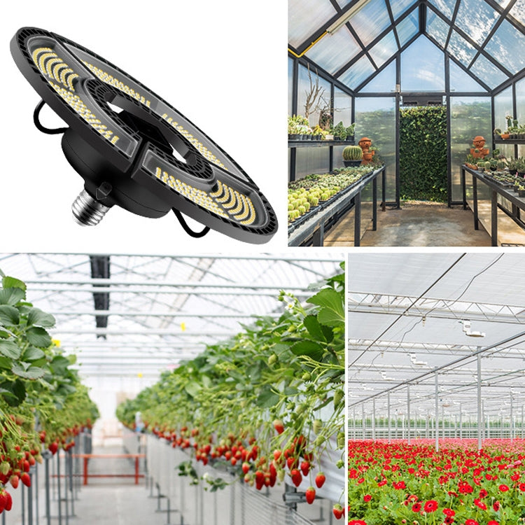 LED Pflanzenlicht Vollspektrum Natürliches Weißlicht Wasserdicht Faltbares Fülllicht, Leistung: E27 432 Perlen