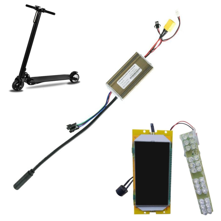 Frendorf | Elektrischer Roller LED-Anzeigebildschirm Hauptsteuerplatine Ersatzteile für Kugoo S1 / S2 / S3 Serie Controller+Anzeige