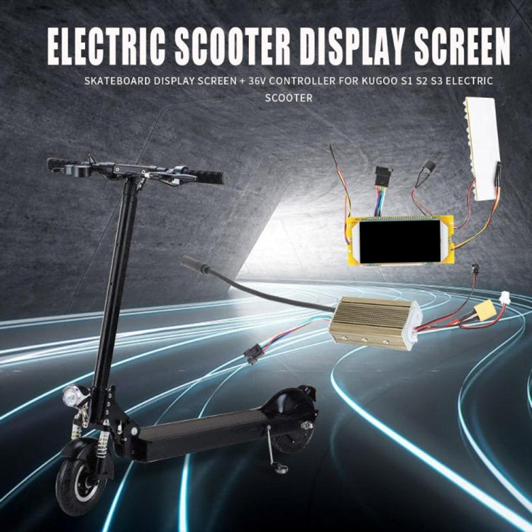 Frendorf | Elektrischer Roller LED-Anzeigebildschirm Hauptsteuerplatine Ersatzteile für Kugoo S1 / S2 / S3 Serie Controller+Anzeige