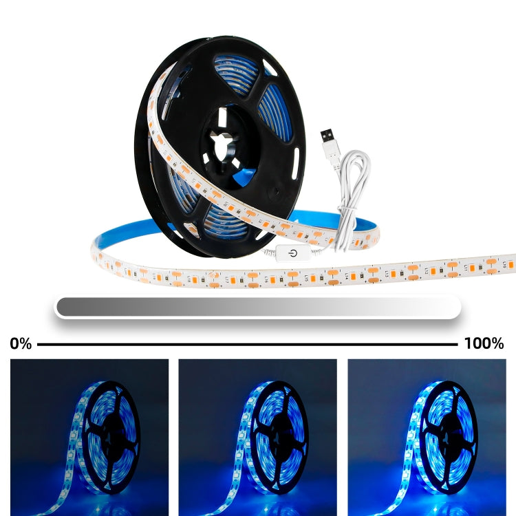 3m Nicht-wasserdichte LED Pflanzenwachstumslampe USB Touch Dimmung Volles Spektrum Pflanzenfülllicht