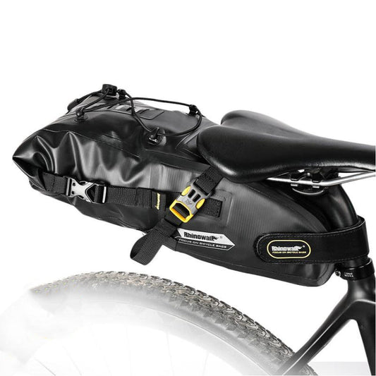 Frendorf | Rhinowalk RK19511 Vollwasserdichte Fahrradsattel-Taschen-Set Große Kapazität Rennrad Tasche, Farbe: RK19512 Schwarz 5L