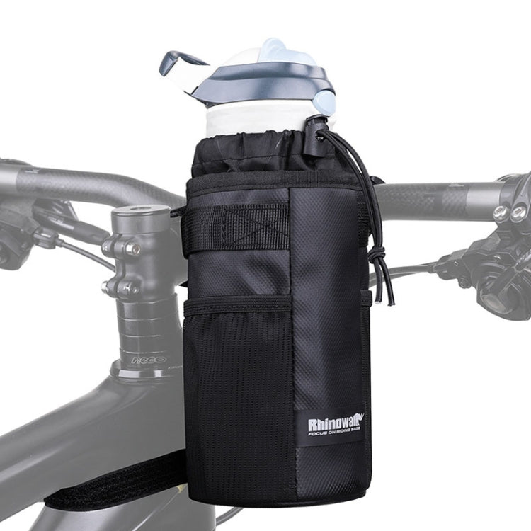 Frendorf | Rhinowalk RK9100B Reit-Isolier-Wasserflasche Tasche Tragbare Fahrradtasche Werkzeugpaket (Schwarz)
