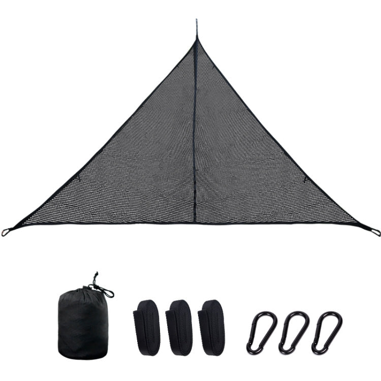 Frendorf | Outdoor Mehrpersonen-Hängematte Große Himmel Baum Zelt Luft Camping-Hängematte Dreiecks-Hängematte, Seitenlänge: 2,9 m