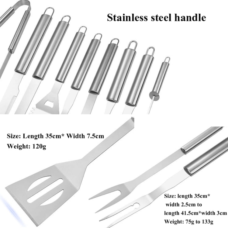 Frendorf | 10 in 1 Grillkombinationstool-Set Aluminium-Box Edelstahl-Grillset