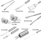 Frendorf | 10 in 1 Grillkombinationstool-Set Aluminium-Box Edelstahl-Grillset