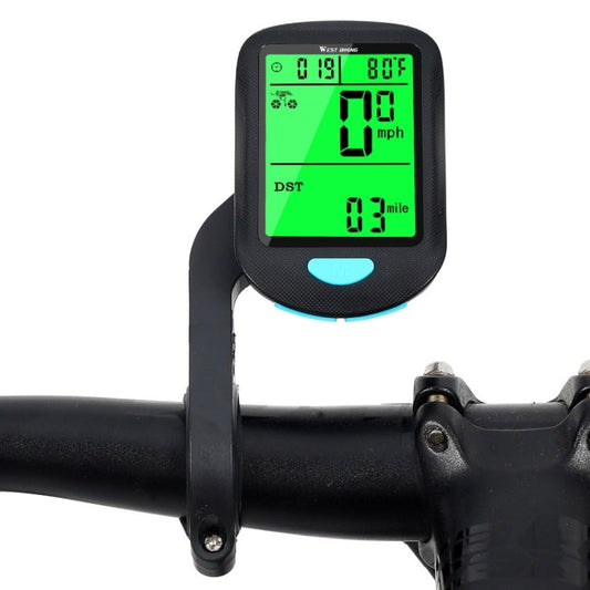 Frendorf | WEST BIKING Mountain Road Bike Wireless Code Meter Multi-Funktionsschnittstelle Fahrrad Geschwindigkeitsmesser (Schwarz)