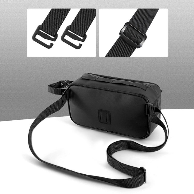 Frendorf | WEST BIKING 3L Fahrrad Vorderträger/Sattelhecktasche Reitdiagonalgurt Tasche (Schwarz)