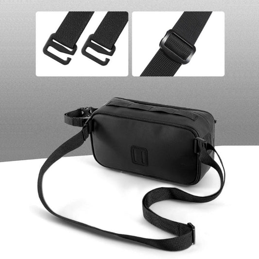 Frendorf | WEST BIKING 3L Fahrrad Vorderträger/Sattelhecktasche Reitdiagonalgurt Tasche (Schwarz)