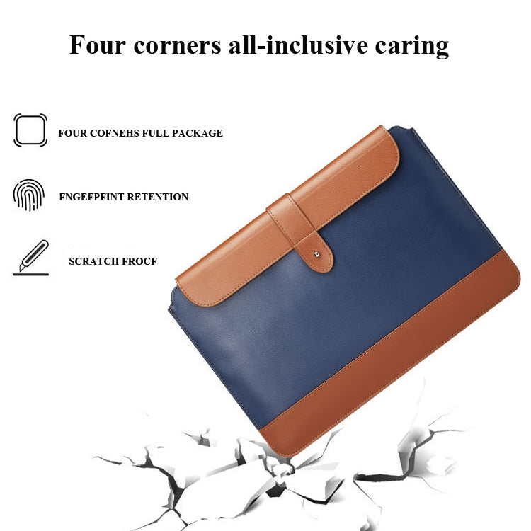 Frendorf | Horizontal Microfiber Farbmatching Notizbuch Liner Tasche, Stil: Liner Tasche (Weinrot), Anwendbares Modell: 14-15,4 Zoll