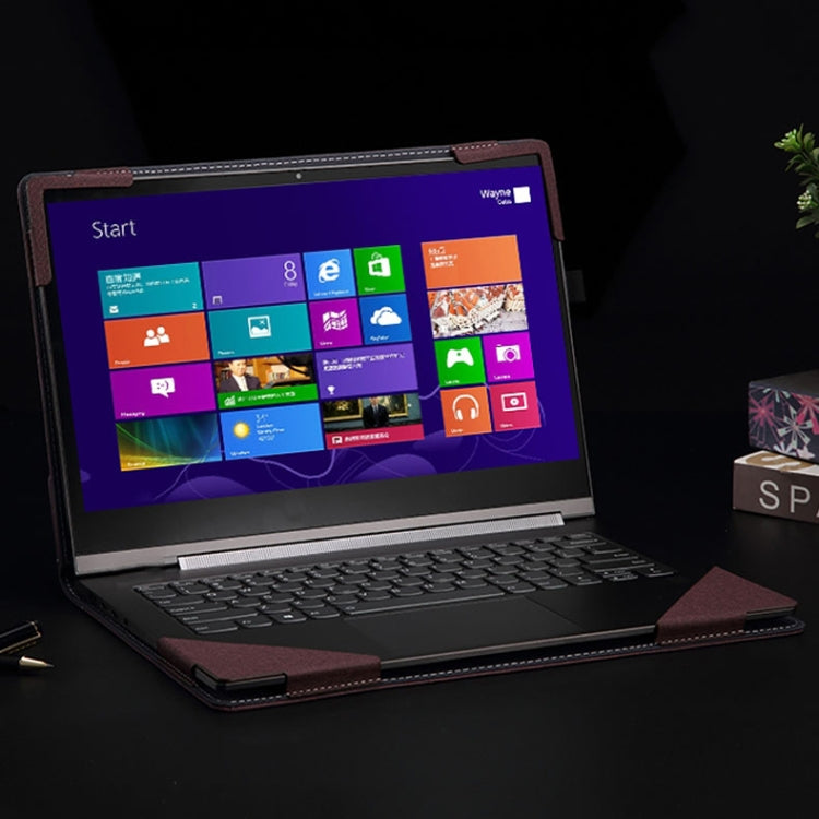 Frendorf | Für Samsung Galaxy Book Flex 2020 15,6 Zoll Leder Laptop Anti-Fall Schutzhülle mit Standfuß (Schwarz)