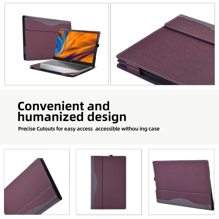 Frendorf | Für Samsung Galaxy Book 3 Pro 16 Zoll Leder Laptop Anti-Fall Schutzhülle (Dunkelblau)