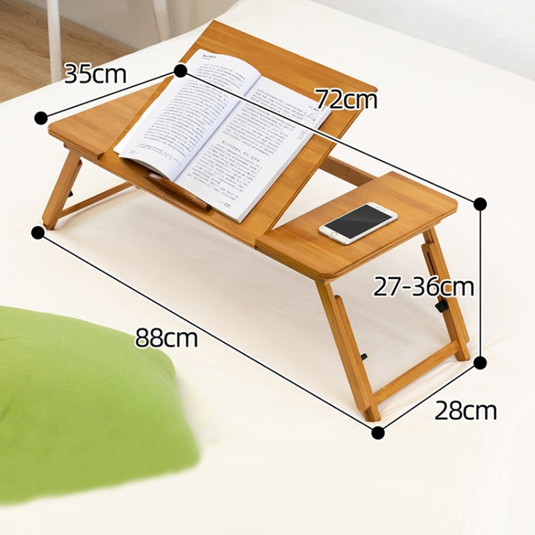 Frendorf | 741ZDDNZ Bett Benutzung Faltbare Höhenverstellbare Laptop Tisch Wohnheim Studien Tisch, Spezifikation: Groß 88cm