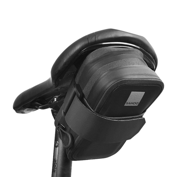 Frendorf | SAHOO 0.5L TPU wasserdicht tragbare Fahrrad Rücksack Sattel Tasche (Schwarz)