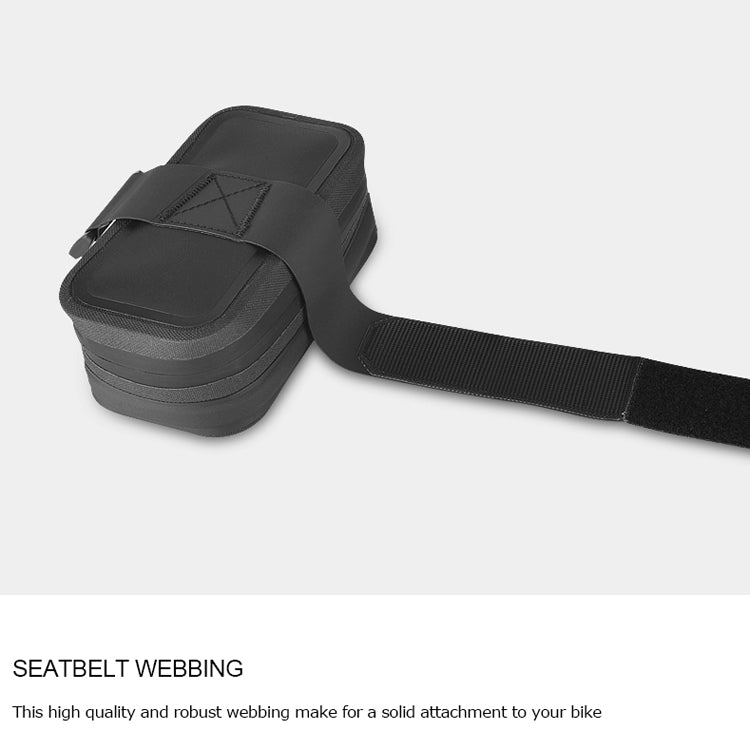 Frendorf | SAHOO 0.5L TPU wasserdicht tragbare Fahrrad Rücksack Sattel Tasche (Schwarz)