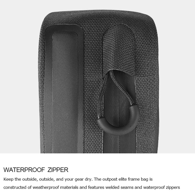 Frendorf | SAHOO 0.5L TPU wasserdicht tragbare Fahrrad Rücksack Sattel Tasche (Schwarz)