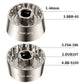 Frendorf | WEST BIKING YP0719253 5 in 1 44MM Fahrrad Innenlager Reparaturwerkzeug(Silber)