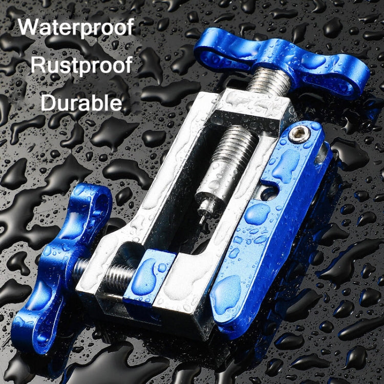 Frendorf | WEST BIKING YP0719252 Fahrradöl-Nadelmontagewerkzeug Fahrradröhrenjack-Reparaturwerkzeug (Silber Blau)