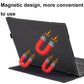 Frendorf | Für Samsung Galaxy Book Flex 2020 13,3 Zoll Leder Laptop Anti-Fall Schutzhülle mit Ständer (Dunkelblau)