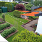 Frendorf | Outdoor Garten Sonnenschutz Segel Wasserdicht Anti-UV Markise, Größe: 2,5m x 3m(Gelb)
