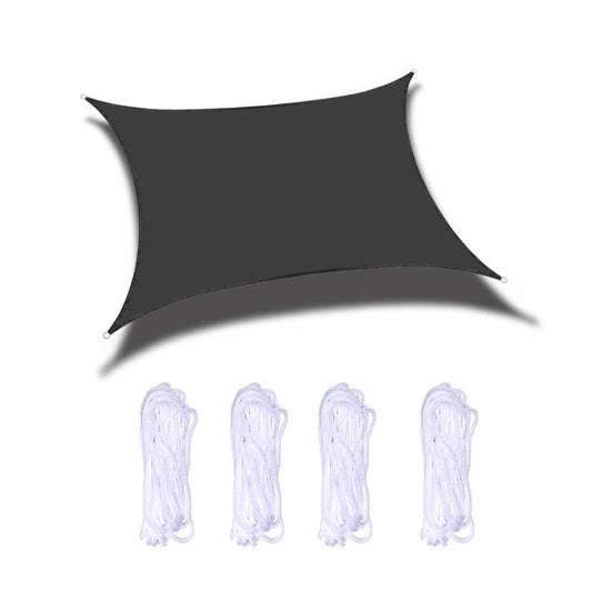 Frendorf | Outdoor Garten Sonnensegel Wasserdicht Anti-UV Markise, Größe: 3m x 4m (Schwarz)