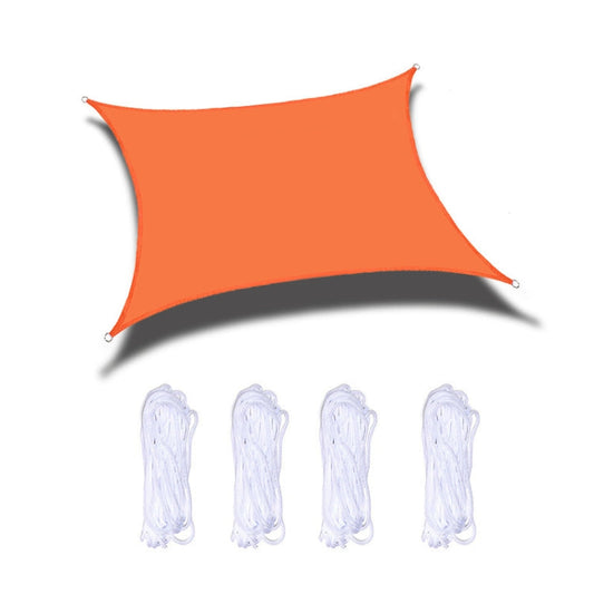 Frendorf | Outdoor Garten Sonnensegel wasserdicht Anti-UV Markise, Größe: 3m x 4m(Orange)
