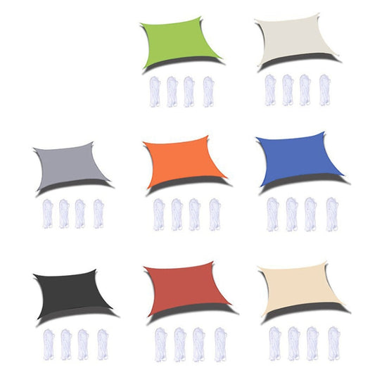 Frendorf | Outdoor Garten Sonnensegel Wasserdicht Anti-UV Markise, Größe: 3m x 6m (Gelb)