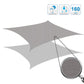 Frendorf | Outdoor Garten Sonnensegel Wasserdicht Anti-UV Markise, Größe: 3m x 6m (Gelb)