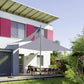 Frendorf | Outdoor Garten Sonnensegel Wasserdicht Anti-UV Markise, Größe: 4m x 8m(Rot)