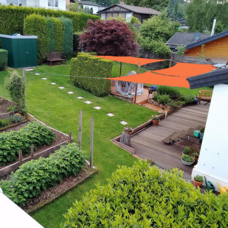 Frendorf | Outdoor Garten Sonnensegel wasserdicht Anti-UV Markise, Größe: 3m x 3m (Orange)