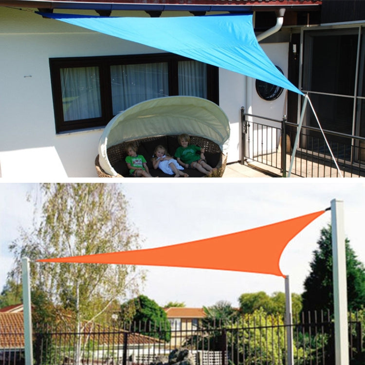 Frendorf | Dreieckiger Outdoor-Garten-Sonnensegel wasserdicht Anti-UV Markise, Größe: 3,6 m x 3,6 m x 3,6 m (Schwarz)