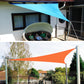 Frendorf | Dreieckiger Outdoor Garten Sonnenschutz Segel Wasserdicht Anti-UV Markise, Größe: 4m x 4m x 4m (Khaki)