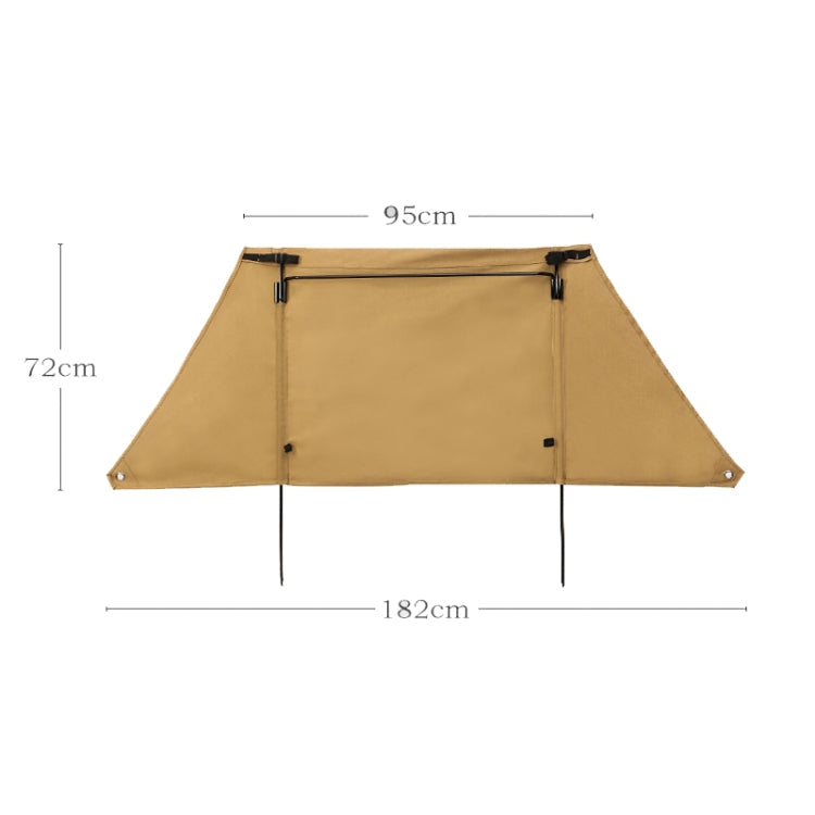 Frendorf | Outdoor Camping Picknick Windschutz Picknick Sichtschutz (Stoff + Halterung)