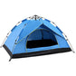 Frendorf | TC-014 Outdoor Strand Reise Camping Automatisch Feder Mehrpersonen-Zelt für 3-4 Personen (Blau)