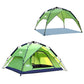Frendorf | Desert&Fox Outdoor Reise Camp Zelt Strand Automatisch Einfach Aufzubauendes Zelt für 3-4 Personen (Fruchtgrün)