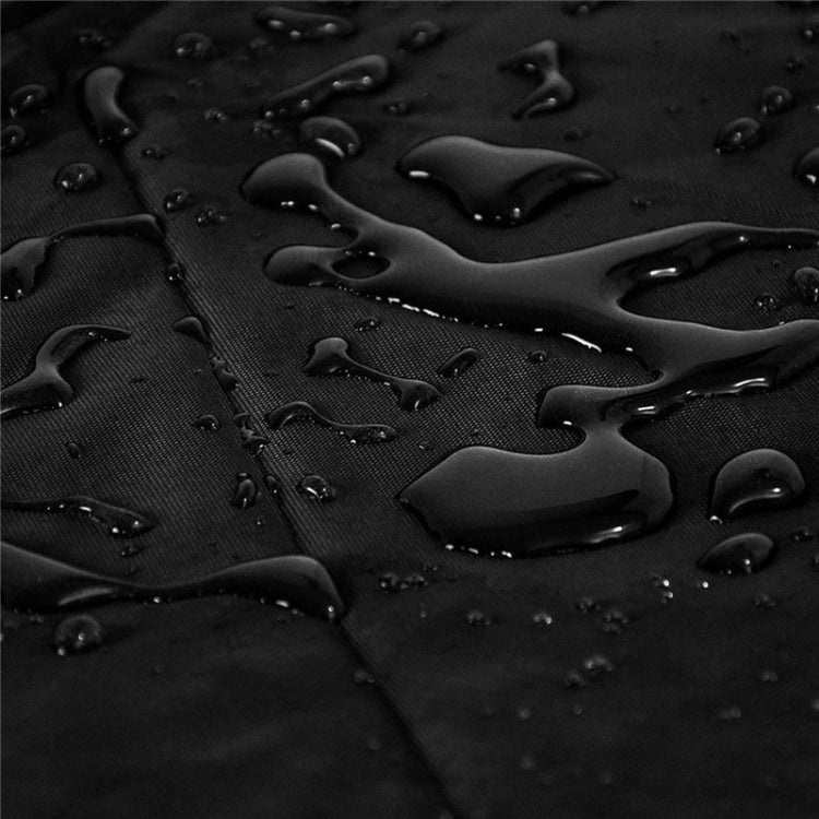 Frendorf | Outdoor Strandstuhl Staubdicht und Wasserdicht Abdeckung Schaukelstuhl Möbel Schutzen, Größe: 200x68x70cm (Schwarz+Silber)