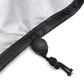 Frendorf | Outdoor Strandstuhl Staubdicht und Wasserdicht Abdeckung Schaukelstuhl Möbel Schutzen, Größe: 200x68x70cm (Schwarz+Silber)
