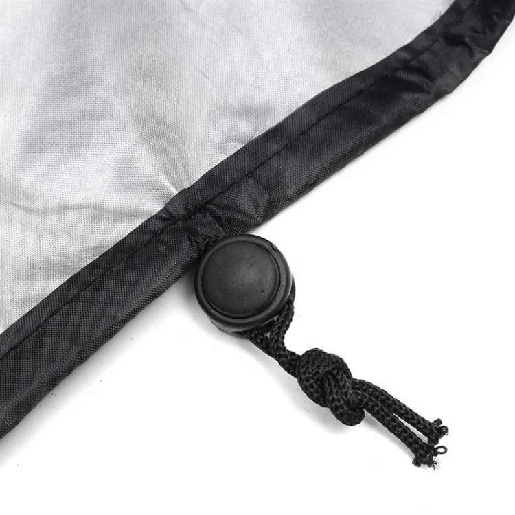 Frendorf | Outdoor Strandstuhl Staubdicht und Wasserdicht Abdeckung Schaukelstuhl Möbel Schutzen, Größe: 200x68x70cm (Schwarz+Silber)