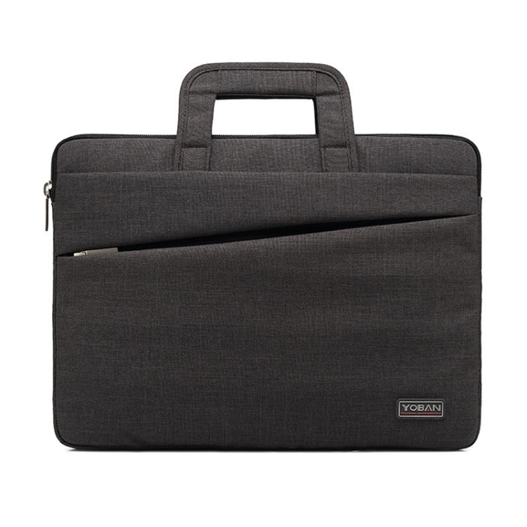Frendorf | YOBAN Y-923-1 Freizeit Laptop Tasche Wasserfest Tablet Business Tasche, Größe: 14 Zoll(Dunkelgrau)